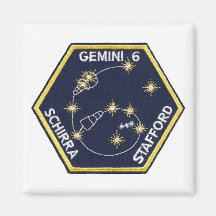 Gemini 6A (officially Gemini VI-A) Refrigerator Magnets