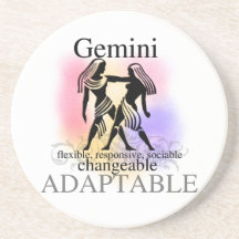 Gemini About You Coaster