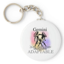 Gemini About You Key Chain