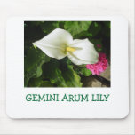 GEMINI ARUM LILY mousepads