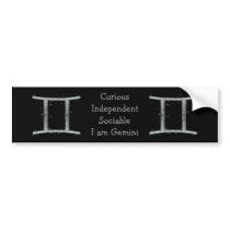 Gemini Bumper Sticker