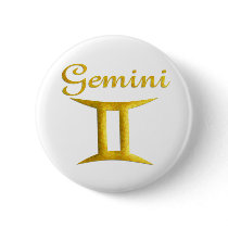 Gemini Pinback Button