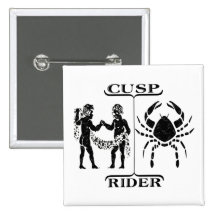 Gemini/Cancer Pinback Button