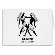 Gemini Greeting Card