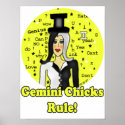 Gemini Chicks posters