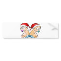Gemini Christmas bumper stickers
