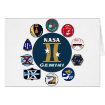 Gemini Commemorative Logo Greeting Card