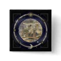 Gemini Custom Colour Square Button