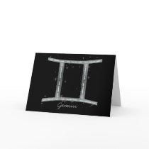 Gemini Greeting Card- Blank