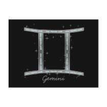 Gemini Postcard