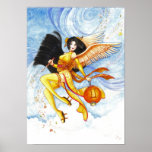 Gemini Print Geisha Zodiac Ukioye Samurai Fine Art