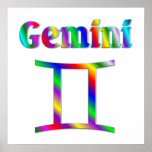 Gemini Rainbow posters