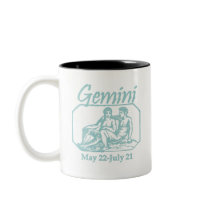 Gemini Teal Coffee Mug