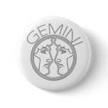 Gemini the Twins Pinback Buttons