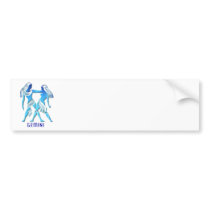 Gemini Twins Bumper Sticker