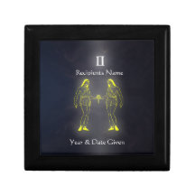 Gemini Zodiac Collection Jewellery Box Gift Boxes
