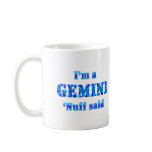 Gemini Zodiac Sign mugs