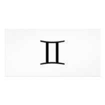 Gemini - Zodiac Sign Personalized Photo Card