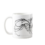 Gems Black Butterfly mugs