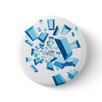 Gemstone Blast Pinback Button