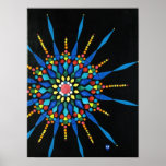 Gemstone Mosaic Poster posters