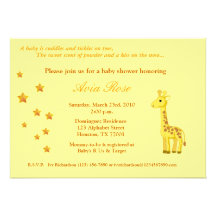 Gender Neutral Baby Shower Invitation