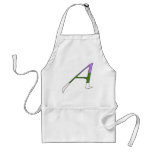 Gender Queer Pride "Scarlet" Letter A Apron