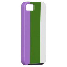 Genderqueer flag case iPhone 5 cases