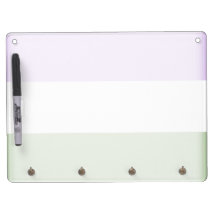 GENDERQUEER FLAG ORIGINAL -.png Dry Erase Boards