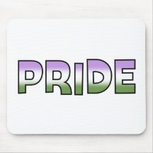 Genderqueer Pride Mouse Pads