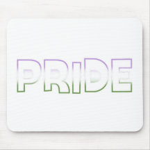Genderqueer Pride Mouse Pads