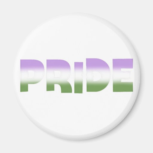 Genderqueer Pride Refrigerator Magnets