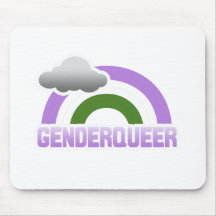 GENDERQUEER RAINBOW MOUSEPADS