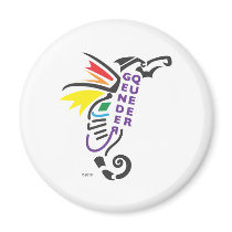 Genderqueer Symbol Refrigerator Magnet