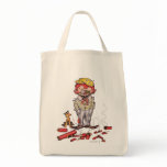 Gene Carr 4th of July Illustration Canvas Bags