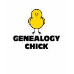 Genealogy Chick t-shirts