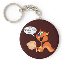 Genealogy Nut Key Chain