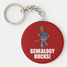 Genealogy Rocks Key Chains