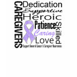 General Cancer Caregivers Collage t-shirts
