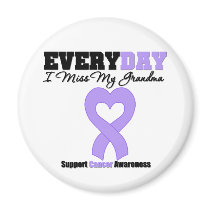 General Cancer Every Day I Miss My Grandma Fridge Magnet