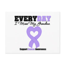General Cancer Every Day I Miss My Grandma Postcard