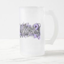 General Cancer Hope Garden Ribbon Mugs