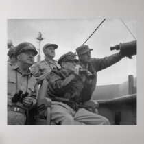General Douglas MacArthur Shelling of Inchon Poster