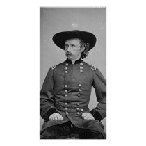 General George Armstrong Custer by Mathew Brady Photo Greeting Card