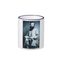 General J.E.B. Stuart Confederate Hero Coffee Mugs