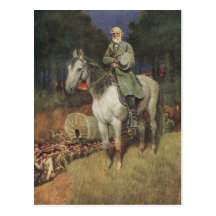 General Lee on his Famous Charger, 'Traveller' Postcard