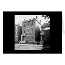 General Lee's Residence in Richmond, VA 1865 Card