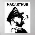 General MacArthur -- American War Hero posters