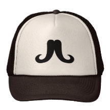 General Moustache Mesh Hats