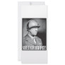General Patton says Shut Up Hippie! Custom Rack Cards